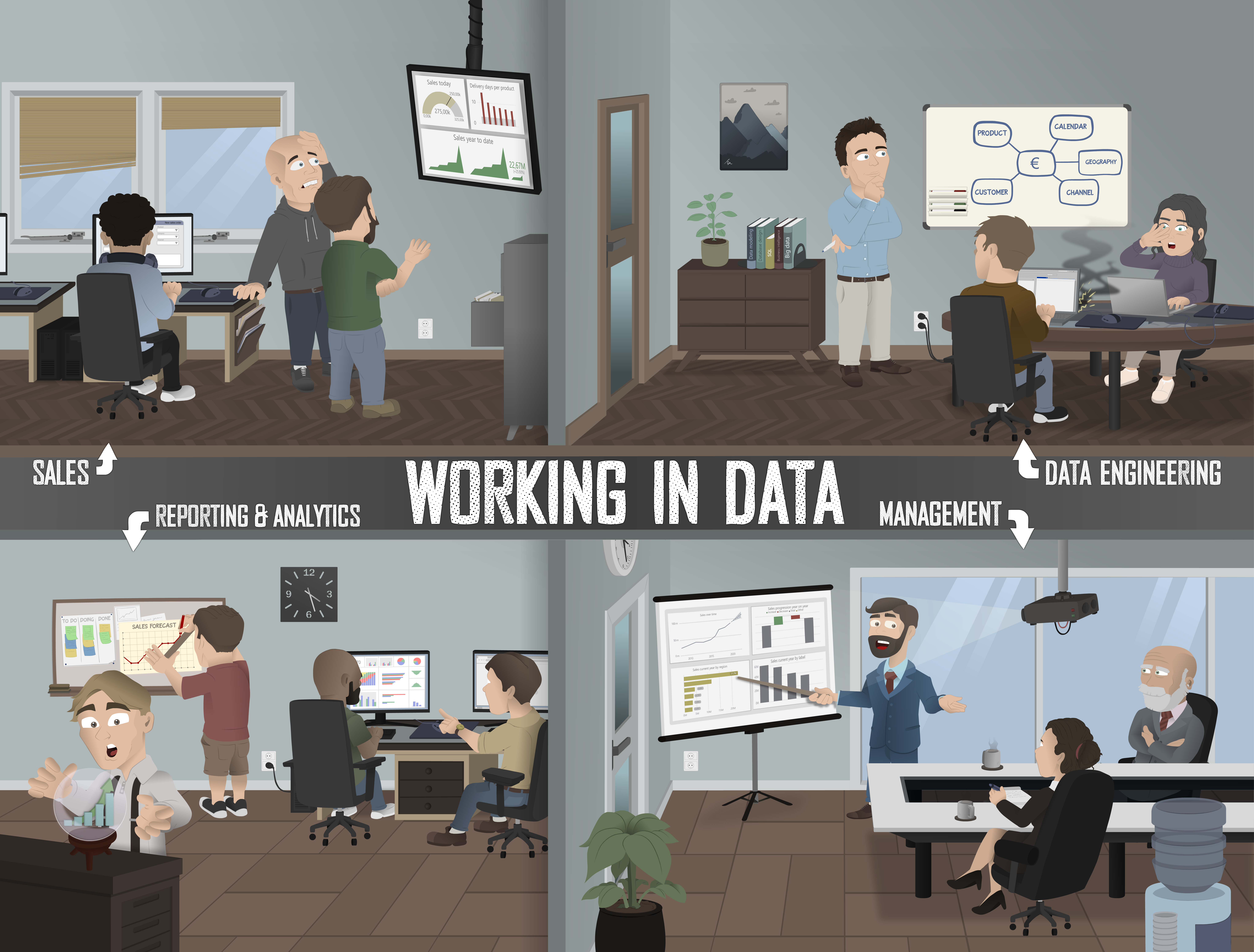 Working in Data legpuzzel